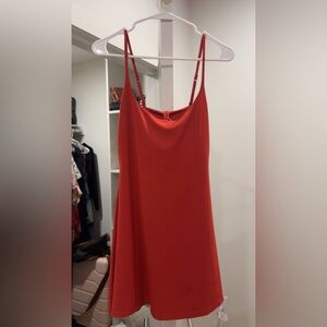 SKIMS Vibrant Red Tank Dress